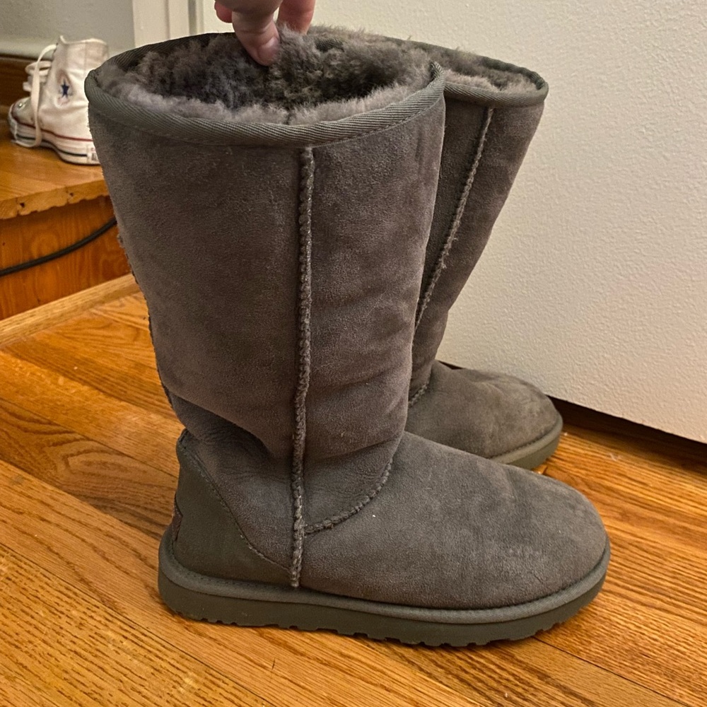 COPY - Grey Mid Shin Uggs Size 7
